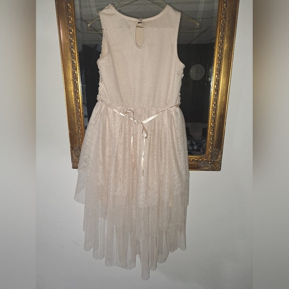 Sz 12 girls Pink & violet 💗 💕 high low dresses with sequin bodice 👗 - Picture 8 of 9